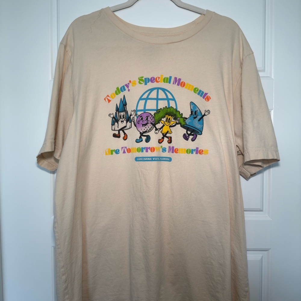 The Lost Bros Disney Parks Beige 3XL Graphic T-Shirt